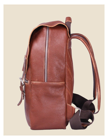 Andrea - Zaino in Vera Pelle Vintage Fatto a Mano