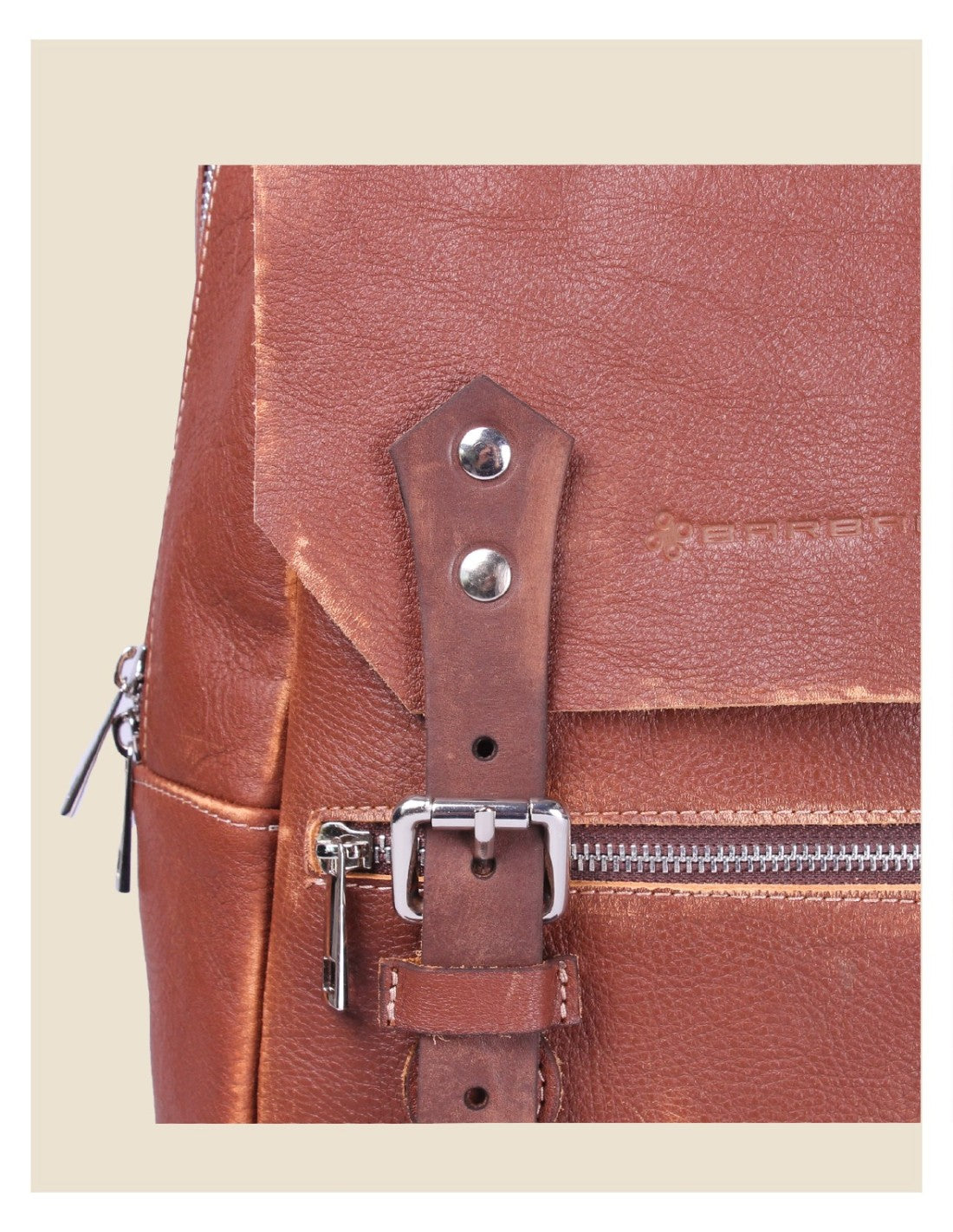 Andrea - Zaino in Vera Pelle Vintage Fatto a Mano