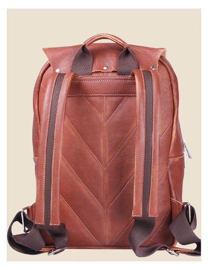 Andrea - Zaino in Vera Pelle Vintage Fatto a Mano
