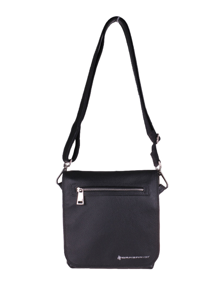 Zeus - Borsello Uomo in Vera Pelle Nero