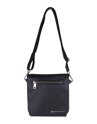 Zeus - Borsello Uomo in Vera Pelle Nero