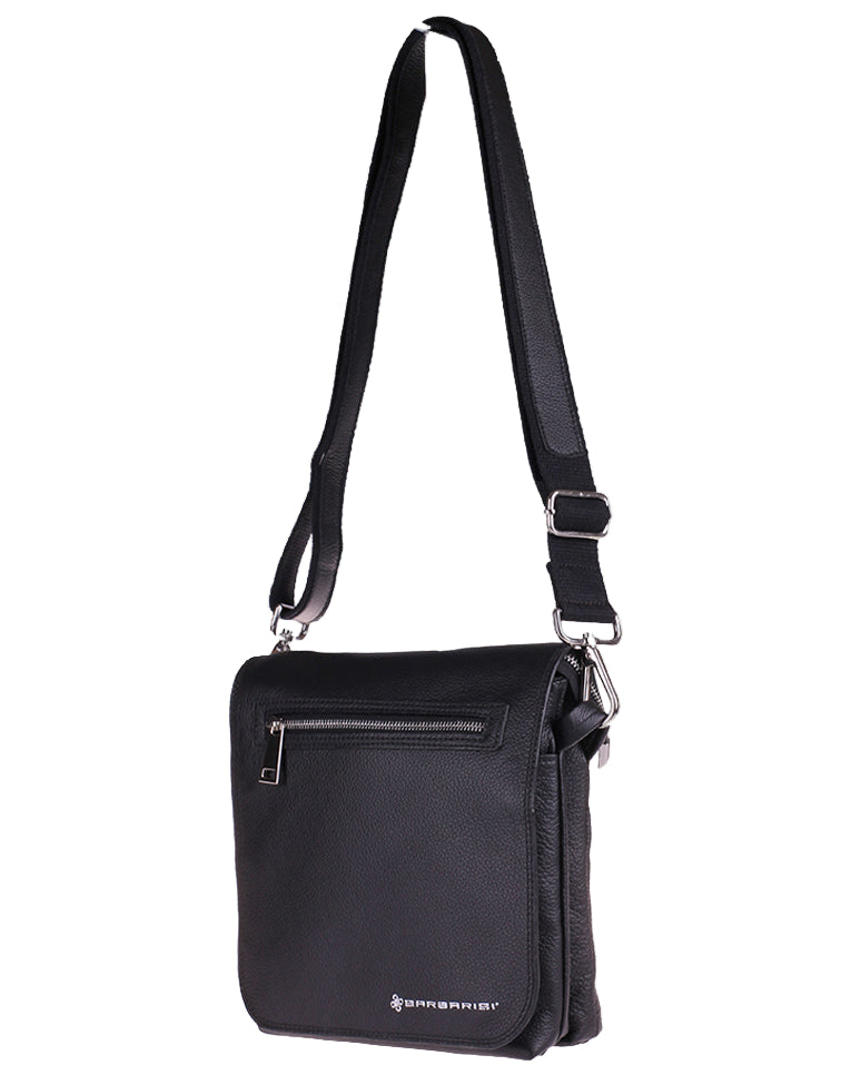 Zeus - Borsello Uomo in Vera Pelle Nero